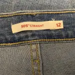 Levi's 505 Straight Leg Jeans Light Wash