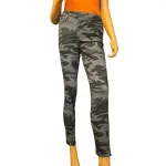 Levi's 721 High Rise Skinny Jeans Camo Print Raw Hem