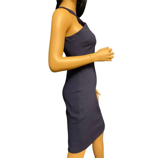 Likely Carolyn Blue Halter Sheath Dress Size 4