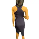 Likely Carolyn Blue Halter Sheath Dress Size 4