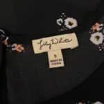 Lily White Black Floral Blouse