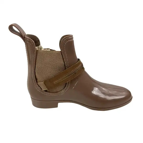 Link Forever Brown and Gold Ankle Boots Size 4