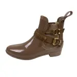 Link Forever Brown and Gold Ankle Boots Size 4