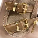 Link Forever Brown and Gold Ankle Boots Size 4
