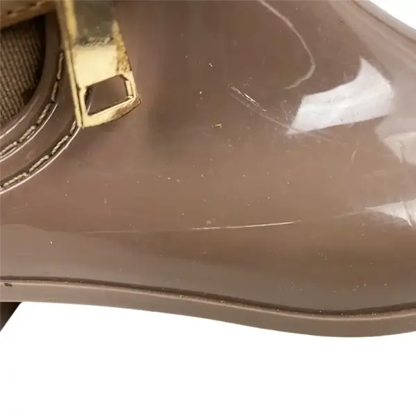 Link Forever Brown and Gold Ankle Boots Size 4