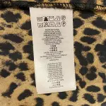 MICHAEL Michael Kors Leopard Print Zip Front Shirt