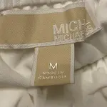 Michael Michael Kors Off The Shoulder Ruffle Blouse White Long Sleeve