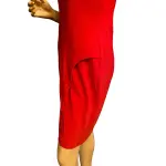 Women's Cocktail Dress  Red Backless Sleeveless Halter
