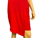 Women's Cocktail Dress  Red Backless Sleeveless Halter