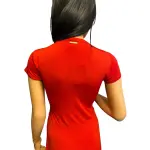 Michael Kors Faux Wrap High Low Maxi Dress with Tie Waist