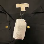 Michael Kors Black Sleeveless Maxi Shirtdress with Gold Hardware