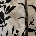 Morgan & Co Black and White Sleeveless Leaf Print Prom Gown Dress – Size 20W