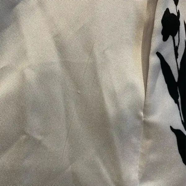 Morgan & Co Black and White Sleeveless Leaf Print Prom Gown Dress – Size 20W