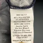 Perseption Concept Navy Windowpane Sleeveless Top