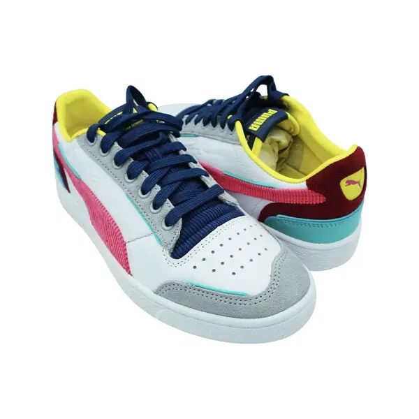 Puma Ralph Sampson Lo Bubblegum Sneakers White Pink Multicolor Mens
