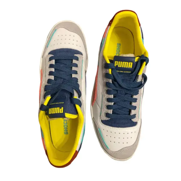 Puma Ralph Sampson Lo Bubblegum Sneakers White Pink Multicolor Mens