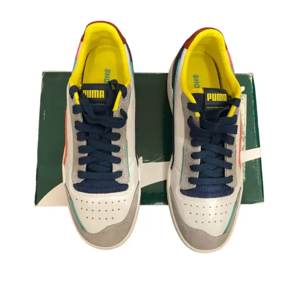 Puma Ralph Sampson Lo Bubblegum Sneakers White Pink Multicolor Mens