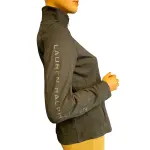Lauren Ralph Lauren Black Stretch Cotton Full Zip Jacket