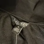 Lauren Ralph Lauren Black Stretch Cotton Full Zip Jacket