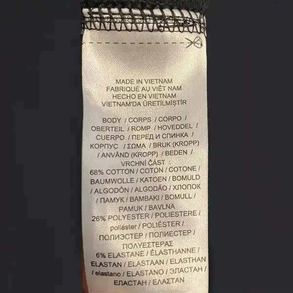 Lauren Ralph Lauren Black Stretch Cotton Full Zip Jacket