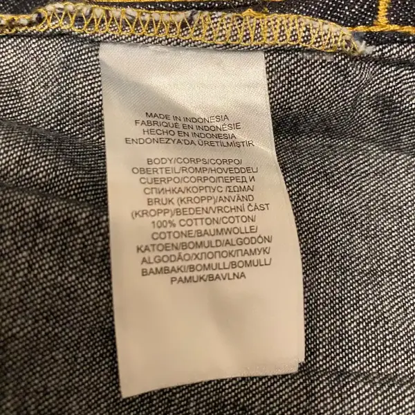 Lauren Ralph Lauren Dark Blue Denim Shirt Dress with Pockets Size Small