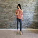 Self Esteem Boho Aztec Print Off the Shoulder Top