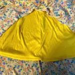 Sienna Sky Yellow Floral Cold Shoulder Midi Dress with Tie Waist