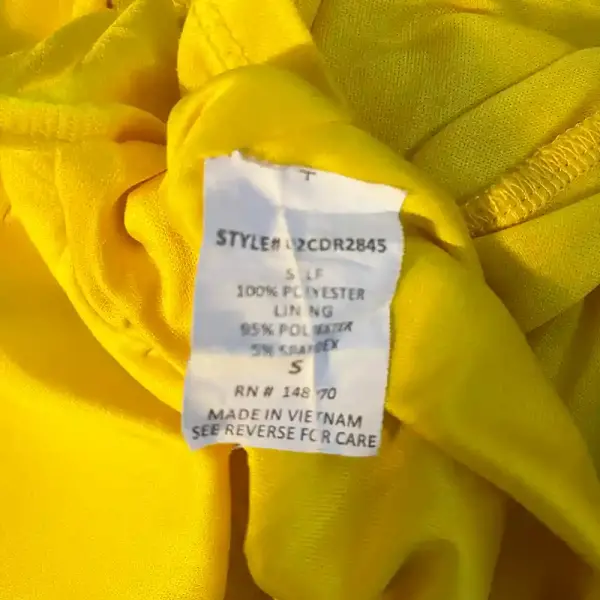 Sienna Sky Yellow Floral Cold Shoulder Midi Dress with Tie Waist