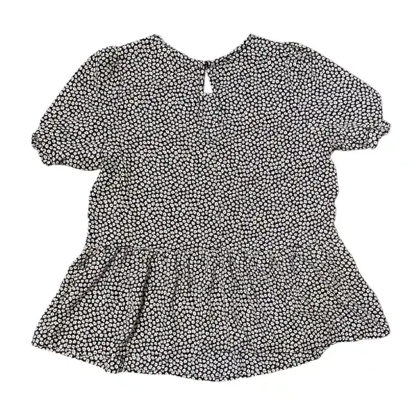 Sienna Sky Navy Floral Peplum Blouse