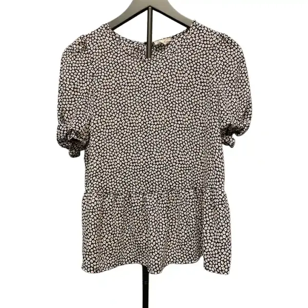 Sienna Sky Navy Floral Peplum Blouse