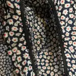 Sienna Sky Navy Floral Peplum Blouse