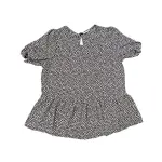 Sienna Sky Navy Floral Peplum Blouse