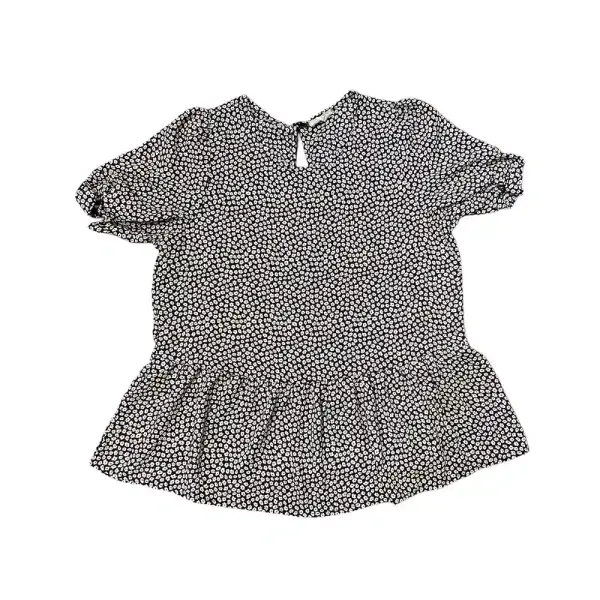 Sienna Sky Navy Floral Peplum Blouse