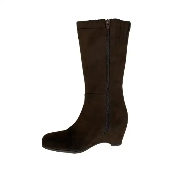 SmartFit Brown Mid-Calf Boots Girls' Size 3