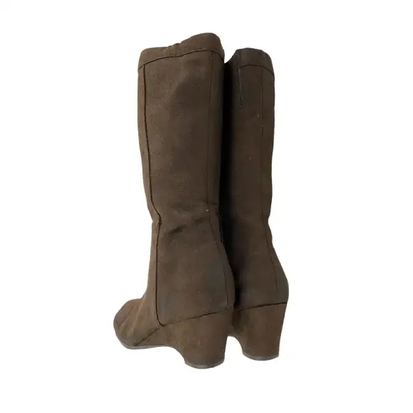 SmartFit Brown Mid-Calf Boots Girls' Size 3