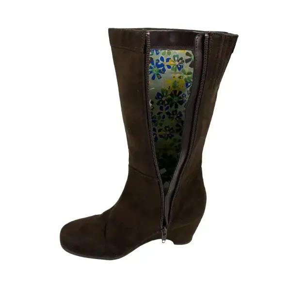 SmartFit Brown Mid-Calf Boots Girls' Size 3