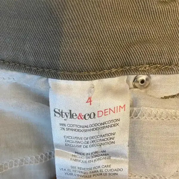 Style & Co Straight Leg Denim Jeans