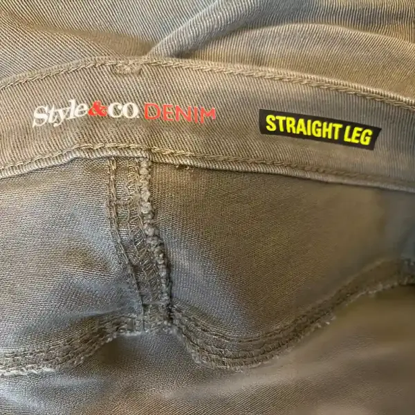 Style & Co Straight Leg Denim Jeans