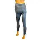 Tinseltown Distressed Skinny Jeans Raw Hem