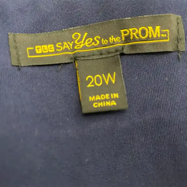 TLC Say Yes to the Prom Navy Formal Dress