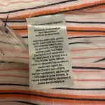 Tommy Hilfiger Cotton Button Down Shirt Striped Roll Tab Sleeves