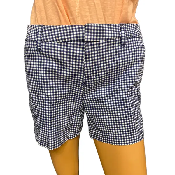 Tommy Hilfiger Hollywood Gingham Shorts Blue White Cotton