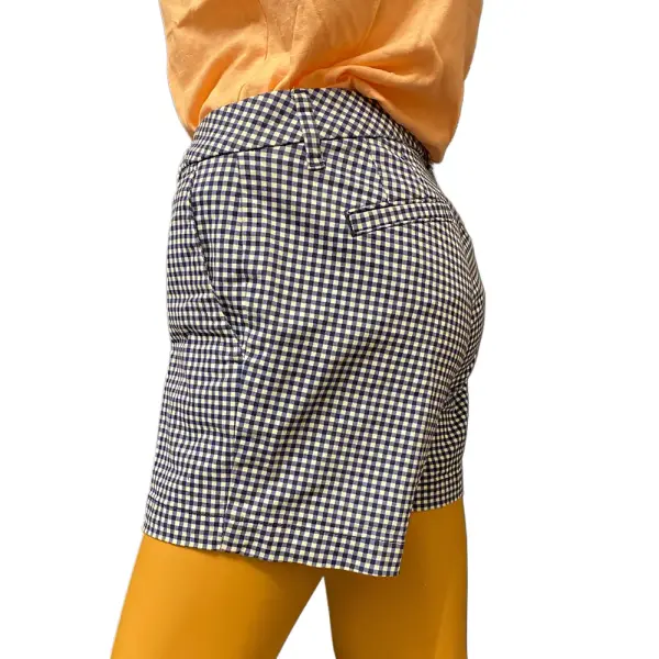 Tommy Hilfiger Hollywood Gingham Shorts Blue White Cotton