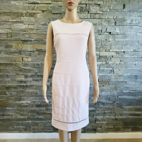 Tommy Hilfiger Pink Sleeveless Sheath Dress Size 14
