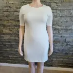 Tommy Hilfiger Ivory Floral Textured Knit Sheath Dress