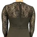 Tommy Hilfiger Lace-Sleeve Fit & Flare Dress Black