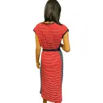 Tommy Hilfiger Striped Sneaker Dress with Removable Belt