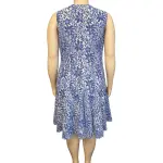 Tommy Hilfiger Floral Lace Fit and Flare Dress with Scalloped Hem