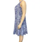 Tommy Hilfiger Floral Lace Fit and Flare Dress with Scalloped Hem