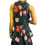 Tommy Hilfiger Printed Chiffon Tier Maxi Dress